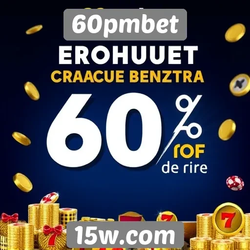 Promoções e bônus atuais no 60pmbet